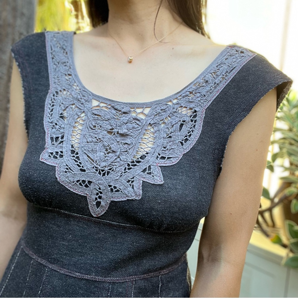 Free People slight peplum top